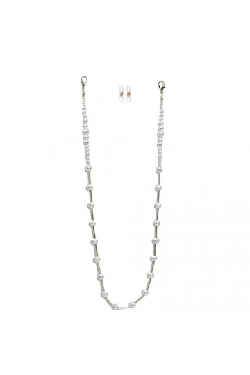 ZORZA Chaînes de Lunettes de Sangle for Femmes Chaînes de Masque de Perles Cordon de Lunettes élégant Simple