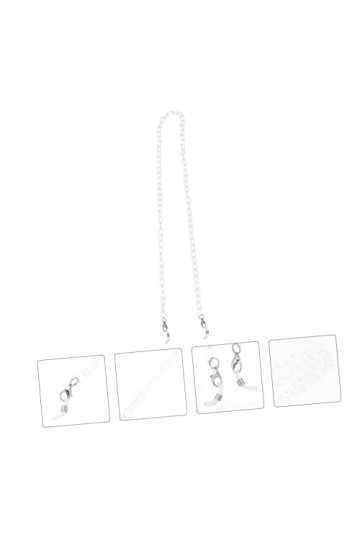 Operitacx 1Pc Masque Chaîne De Lunettes Masque En Or Lanière De Lunettes De Soleil Masque Coréen Couvre-Visage Chaîne De Cou 