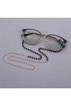 HOOENG Lunettes Longe Chaînes De Lunettes for Femmes Perle Perlée Masque Chaînes Anti-Perte Élégant Titulaire Chaînes Lunette