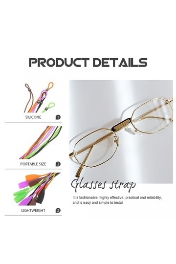 BESPORTBLE 5 Pièces Cordons De Lunettes De Soleil Sangles De Lunettes Porte-Lunettes Porte-Verres Chaîne De Lunettes Pour Lun