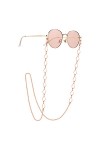 EPIRORA Chaîne de lunettes pour homme et femme - Sangle de lunettes de soleil - Cordon à maillons en losange - Cordon anti-pe
