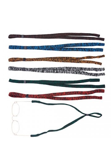 Sangle de Lunettes de Sport AMIJOUX 6 pièces, Lunettes de Soleil Réglables Longe Porte-Cou Cordon de Retenue Porte-Sangle Gro