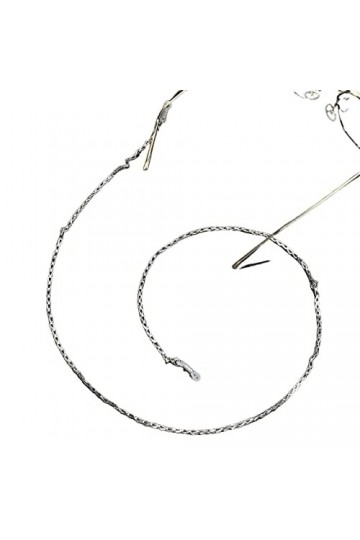 KEMUDO Longe lunettes chaînes for femmes en acier inoxydable masque chaînes Anti-perte mode lunettes cordon lunettes retenue