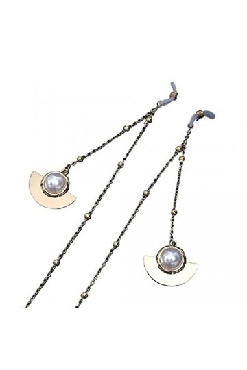 KEMUDO Chaînes de lunettes sangle de lunettes for femmes pendentif en métal lunettes retenue mode lunettes cordon
