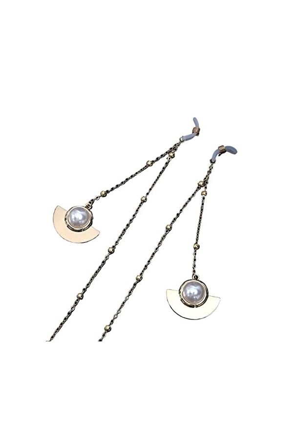 KEMUDO Chaînes de lunettes sangle de lunettes for femmes pendentif en métal lunettes retenue mode lunettes cordon