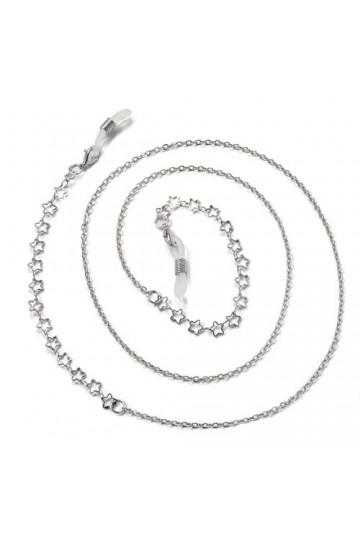 SOREZE Chaînes de Lunettes pour Femmes Perle Cristal Lunettes de Soleil chaînes Lunettes Porte-Cordon Or Lunettes lanière Col