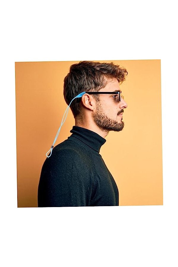 DOITOOL 12 Pièces Lunettes De Sport Pour Lunettes Réglables Sangle Béquille Perle Support De Lunettes Lunettes De Retenue Lan