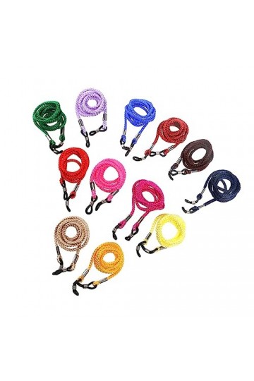 DOITOOL 24 Pièces Porte-Lunettes Collier Lunettes Chaîne Porte-Lunettes De Soleil Lanière De Lunettes Gras