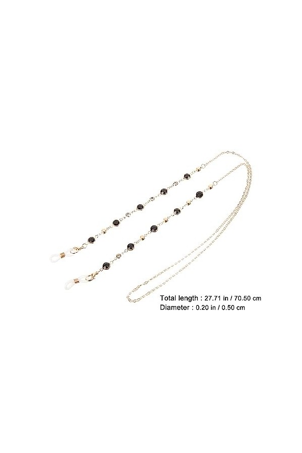 SOIMISS 4 Pièces Lunettes Sangle Titulaire Chaîne Lunettes Chaîne Lunettes De Soleil Chaîne De Mode Perlé Lanière Titulaire C