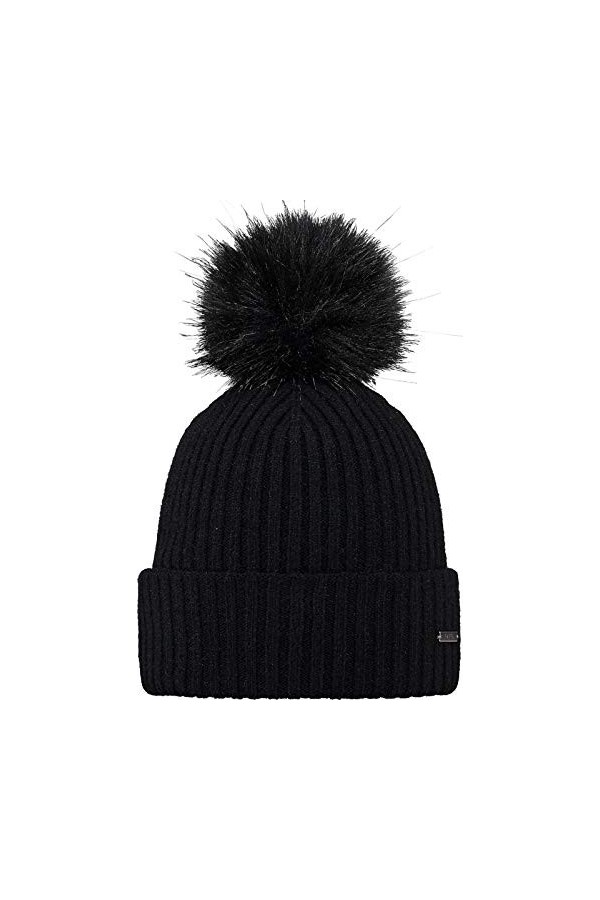 Barts Femme Kenzie Beanie Casquette d 39 hiver, Noir, Taille unique EU