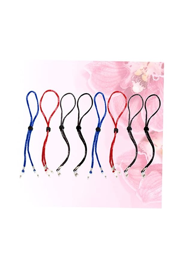 OSALADI 8 Pièces Corde De Lunettes De Soleil Collier De Lunettes Porte-Lunettes Cordes De Lunettes Support De Lunettes De Sol