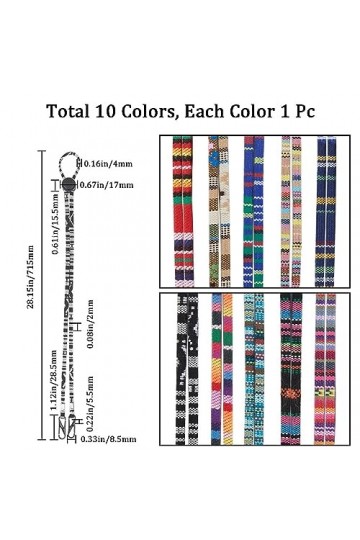 GORGECRAFT 10 Couleurs Réglable Chapeau Sangle Clips Chapeaux Menton Cordon Élastique Cou Sangles pour Lunettes Porte-Visage 