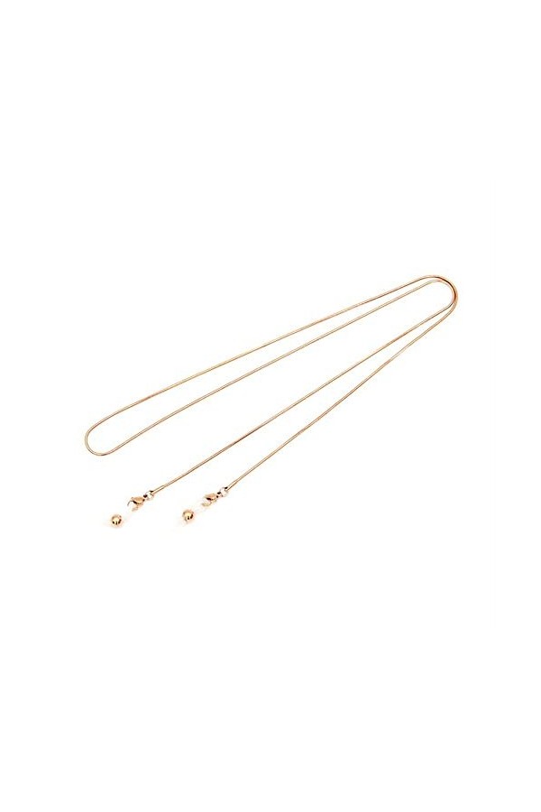 Sangle de lunettes lunettes lanière for femmes en acier inoxydable masque facial lanière élégante lunettes chaîne chaîne supp