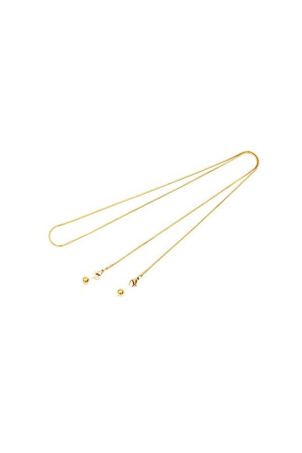 Sangle de lunettes lunettes lanière for femmes en acier inoxydable masque facial lanière élégante lunettes chaîne chaîne supp