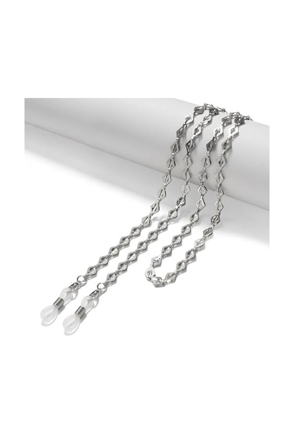 YOGAYE Chaîne lunettes de soleil chaîne cou cordon perles lecture porte-lunettes femmes masque sangle