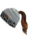 C.C Bonnet dhiver pour femme MB-20A CCB-1 , 0 Criss-Cross Ivoire, Taille unique