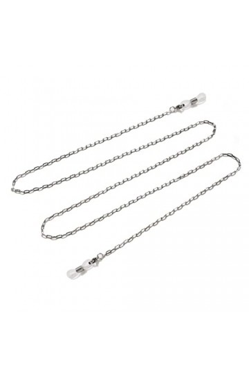 KEMUDO Chaînes de lunettes de sangle for femmes chaîne de cou en acier inoxydable rétro cordon de lunettes élégant Color : a