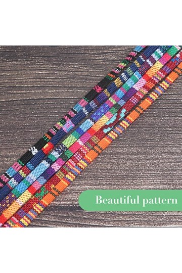 DONQL Lot de 12 sangles de lunettes en nylon antidérapant de 5 mm pour lunettes - Cordon réglable de 73 cm - Pour homme et fe