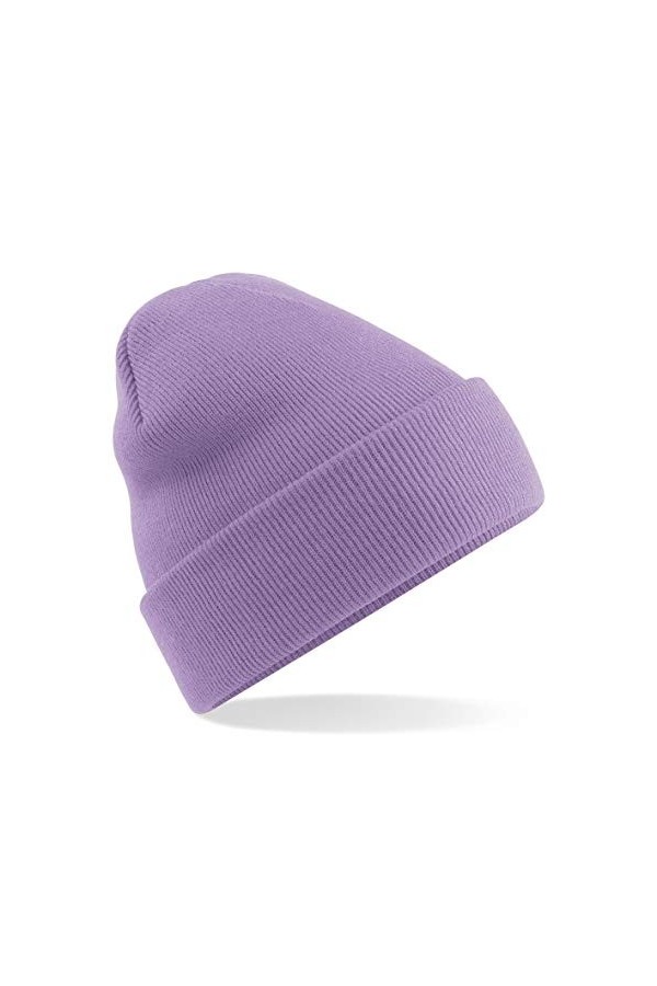 MKR Bonnet dhiver chaud et doux pour homme et femme, lavande, taille unique