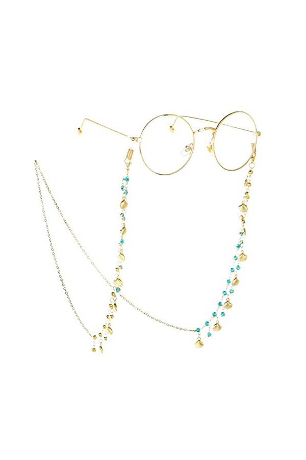 EVSER Chaînes de Lunettes de Sangle for Femmes Pendentif en métal Shell Chaînes de Masque Cordon de Lunettes élégant