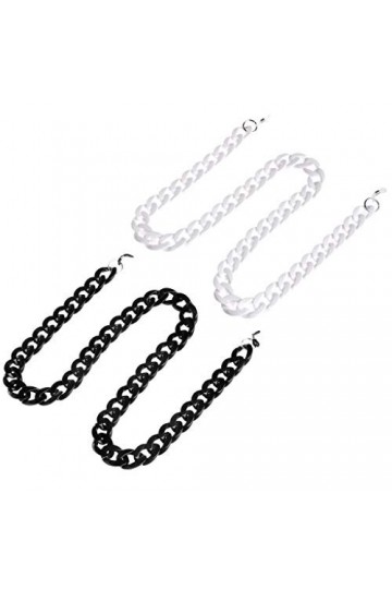 Swetopq Cordons de lunettes de soleil, chaîne de lunettes de soleil, chaîne autour du cou pour femme, w, M