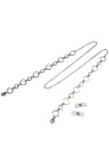 HOOENG Sangle de Lunettes Lunettes lanière for Femmes Anneau en métal Autour du Cou Sangle Mode Cordon Porte-Lunettes chaînes