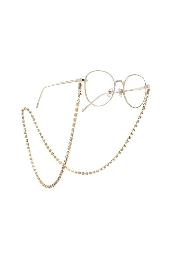 SOREZE Chaînes de Lunettes perlées lanière Masque Facial Support de chaîne Lunettes Corde Lunettes de Soleil Cordon Cou Sangl