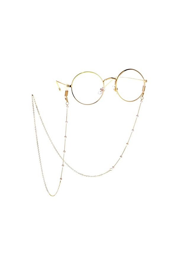 HOOENG Chaînes de Lunettes de Lunettes for Femmes Cordon élégant Porte-chaîne de Lunettes de Vue