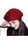Classique Hiver Cachemire Béret Femmes Laine Béret Chapeau Casquettes Artiste Français Chapeau Basque Béret Tam Calotte Vogue