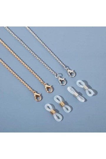 YOGAYE Chaîne lunettes de soleil chaîne cou cordon perles lecture porte-lunettes femmes masque sangle