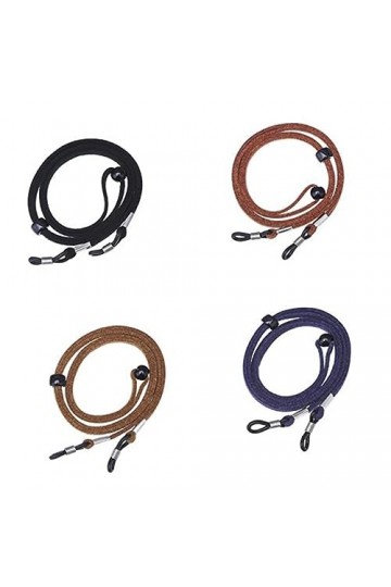 Mikikit 4 Pièces Lanière De Cordon De Lunettes Sangle De Lunettes Réglable Porte-lunettes Support De Lunettes De Sport Collie