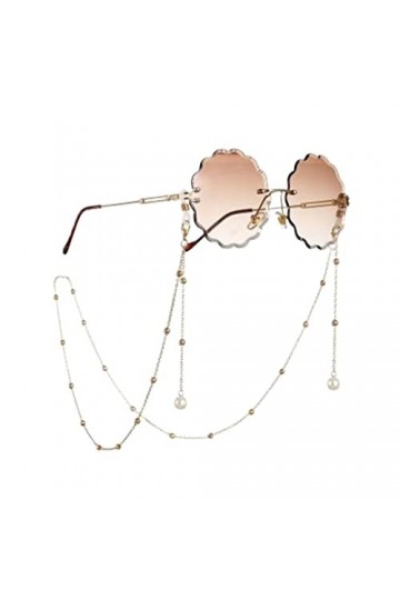 WEPINS Chaînes Sangle De Lunettes for Femmes Pendentif Collier en Métal Vintage Mode Lunettes Cordon Valentines Day Decor