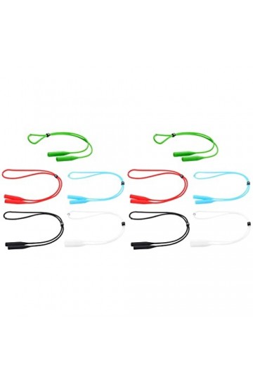 VALICLUD 10 Pièces Sangle De Lunettes En Silicone Cordon De Lunettes En Silicone Chaîne Porte-lunettes Support De Sangle De L
