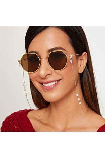 Bohend Mode perle Chaîne de lunettes Or Perle Chaîne de masque facial Femmes Chaîne de lunettes de soleil Accessoires Pour le