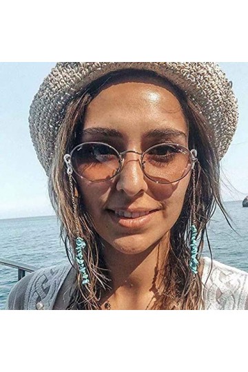 Bohend Boho Turquoise Chaîne de lunettes de soleil Or bohémien Chaîne de lunettes Femmes Accessoires pour lunettes Pour Lunet