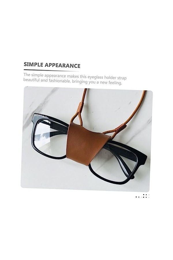 Housoutil 2 Pièces Porte-Lunettes Sangle Lunettes Cordons De Lunettes Sangle Pour Femmes Support Lanière Chaîne Pour Lunettes