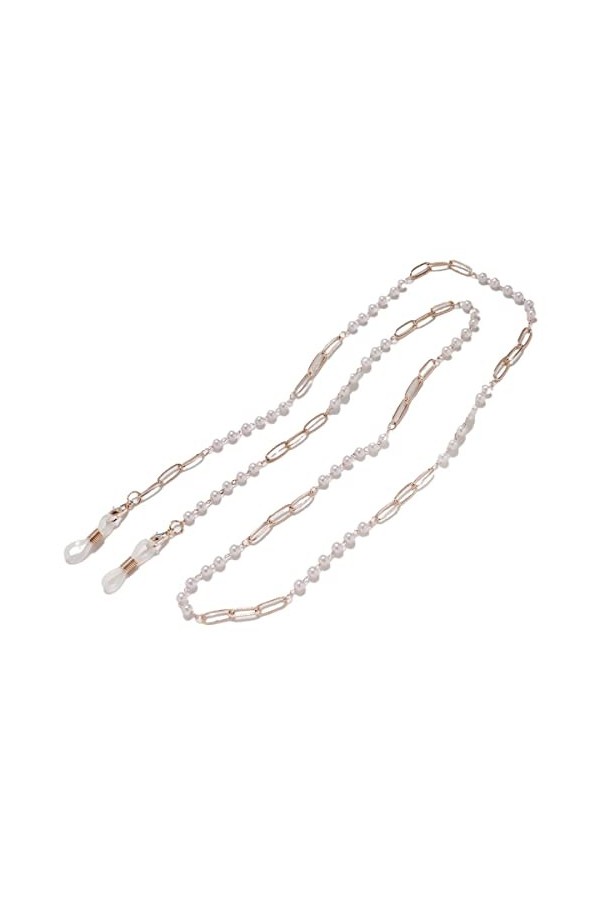 Sangle Chaînes De Lunettes for Femmes Simple Anti-Perte Pièces Extra Silicone Boucle Élégant Lunettes Cordon Color : Rose Go