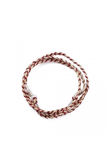 ENLLY Chaînes Sangle de Lunettes for Femmes Deux Tons tressé Cou Cordon Mode Lunettes retenue Color : Rouge, Size : 1 