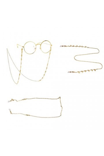 3 pièces Cordon Lunettes Fil Lunettes Collier de lunettes dame Titulaire Chaîne Collier pour Masque pour la vie quotidienne l