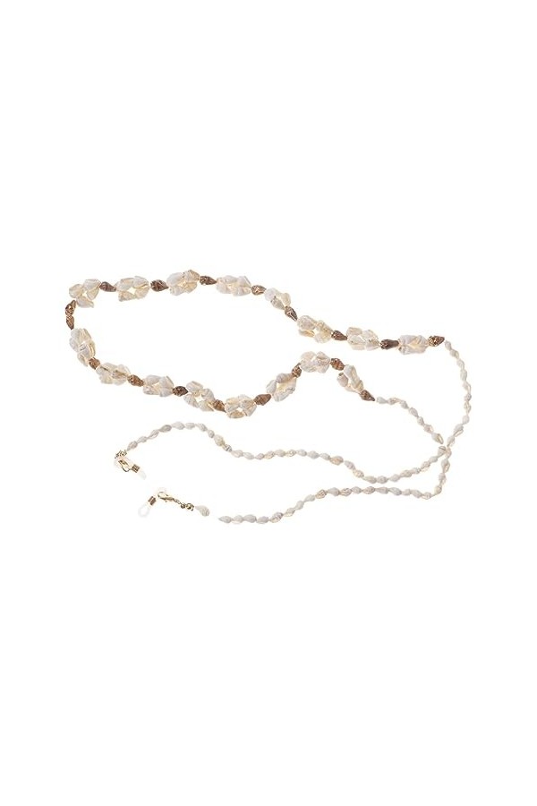 IFANLANDOR Lunettes Élégantes Chaîne De Lunettes Coquillage Sangle Des Lunettes
