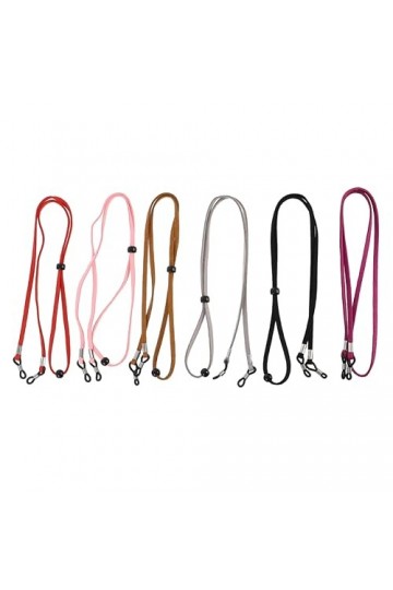 Hemobllo 6 Pièces Cordon De Lunettes Réglable Lanière De Cou De Lunettes Chaîne De Lunettes Pour Femmes Lunettes De Soleil De