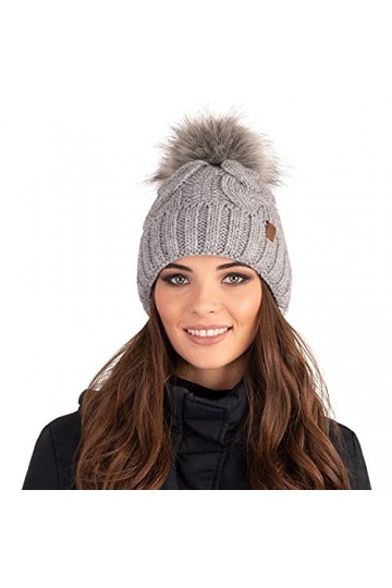 VIVISENCE Filloo Bonnet Et Écharpe Ensemble dhiver 7014Kmpl, Orange,UNI