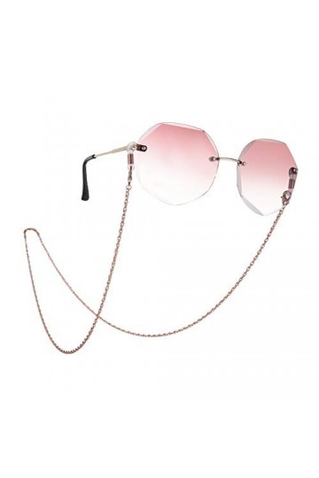 kkjoy Chaîne de lunettes en métal à plusieurs cercles Cordons pour masques Supports pour lunettes Cordon pour lunettes Access