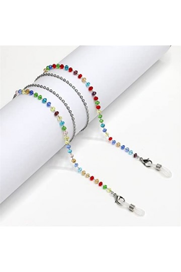 OMNIOF Lunettes Chaînes de Lunettes for Femmes Cordon de Lunettes élégant Convient pour Les Lunettes et Les Masques