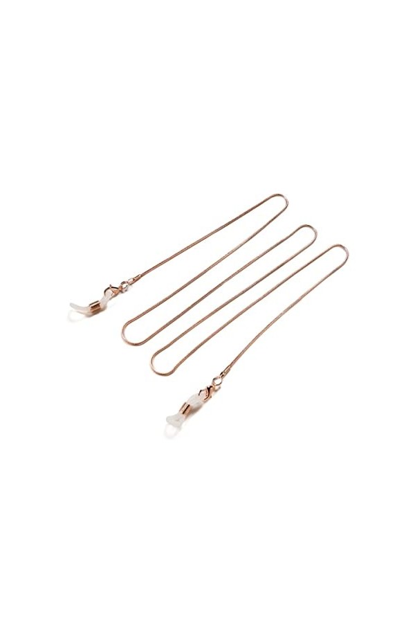 HOOENG Lunettes Longe Lunettes Chaînes for Femmes Cuivre Simple Lunettes De Retenue Élégant Lunettes Cordon