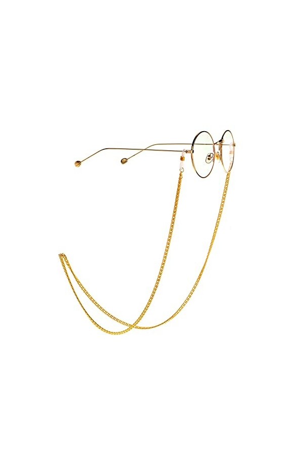 Gyrosphere Longe de Lunettes chaînes de Lunettes for Femmes métal Autour du Cou Sangle Simple Mode Lunettes Cordon Lunettes d