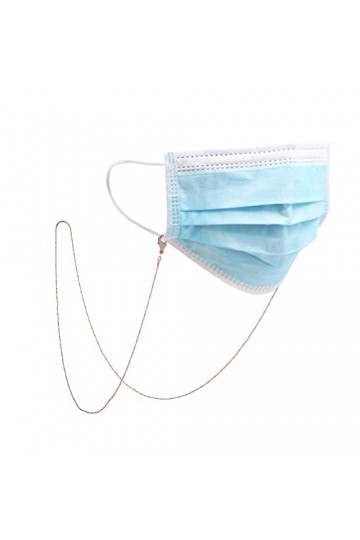 kkjoy Chaîne de lunettes Chaîne de serpent en cuivre Cordons pour masques Supports pour lunettes Cordon pour lunettes Accesso