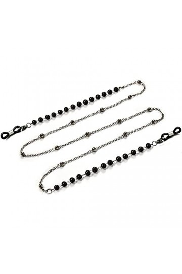 Gyrosphere Longe Lunettes Chaînes for Femmes Perles Rondes Masque Lanière Cordon Élégant Porte-Lunettes Chaînes