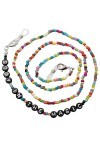 HIJAN Longe Lunettes chaînes for Femmes Lettre perlée Lunettes retenue Mode Lunettes Cordon