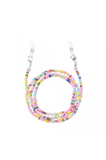 ENLLY Chaînes Sangle de Lunettes for Femmes Masque perlé Chaînes Lunettes de Mode colorées Cordon Color : 9 , Size : 1 